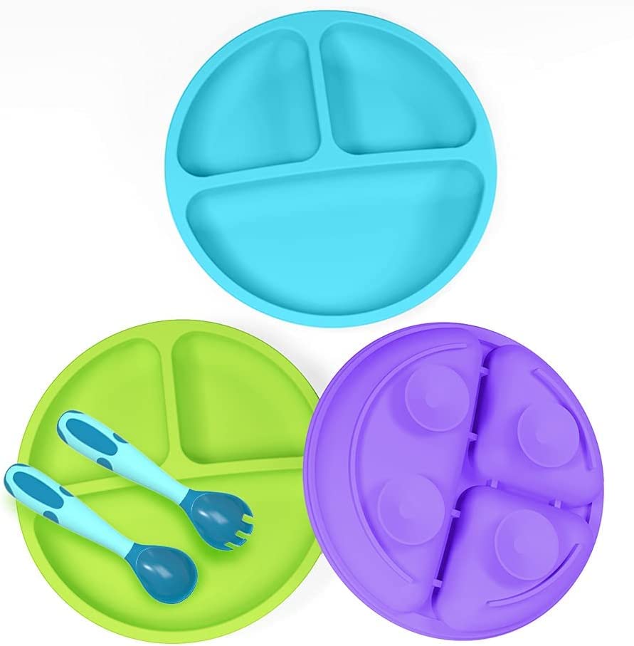 Baby Plates & Bowls, Toddler Silicone & Suction Plates